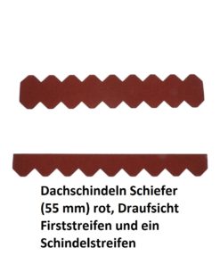 23.425-05 Dachschindeln Schiefer rot - 3
